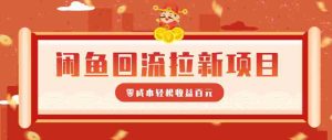 零门槛闲鱼回流拉新项目，非常适合新手操作，轻松收益几百元-任任的小木屋 - 热点知汇