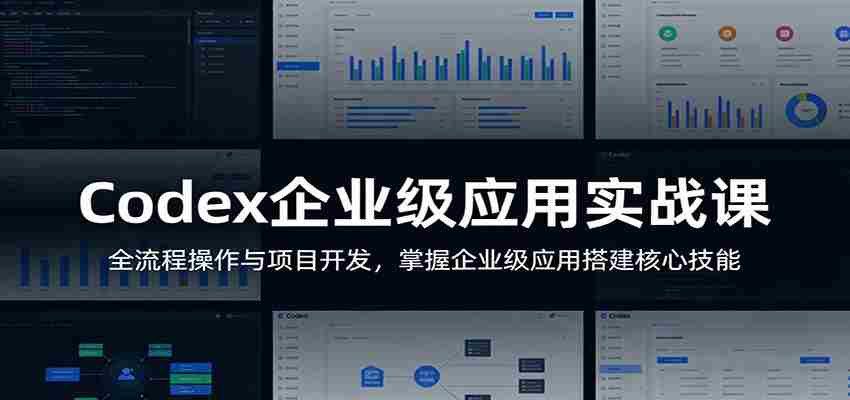 Codex企业级应用实战课：全流程操作与项目开发，掌握企业级应用搭建核心技能-任任的小木屋 - 热点知汇