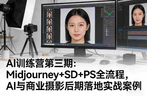 AI训练营第三期:Midjourney+SD+PS全流程,AI与商业摄影后期落地实战案例-任任的小木屋 - 热点知汇