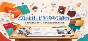 AI驱动漫剧制作大师班：剧本编写、分镜设计、角色配音、剪辑技巧，全面解析风险控制、盈利模式与职业发展之道-任任的小木屋 - 热点知汇