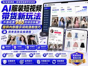 揭秘：独家放送！仅需980元，轻松学会AI快手带货神器，高效制作爆款短视频，一分钟即可上手！-任任的小木屋 - 热点知汇