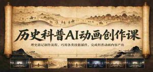 揭秘AI动画创作秘诀:历史科普之旅,掌握丰富插件技巧,轻松打造科普动画精品-任任的小木屋 - 热点知汇