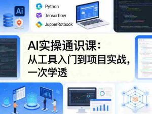 AI实操通识课,从工具入门到项目实战,一次学透-任任的小木屋 - 热点知汇
