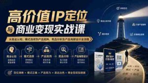 【无水印】高价值IP定位与商业变现实战课，从商业认知、模式选择到产品矩阵、竞品分析及产品海报设计全流程-任任的小木屋 - 热点知汇