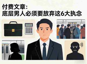 付费文章：底层男人必须要放弃这6大执念-任任的小木屋 - 热点知汇