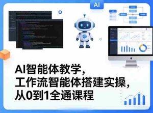 AI智能体教学,工作流智能体搭建实操,从0到1全通课程-任任的小木屋 - 热点知汇