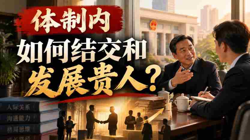 在体制深处，如何拓展人脉，结识助力良多的重要人物？-任任的小木屋 - 热点知汇