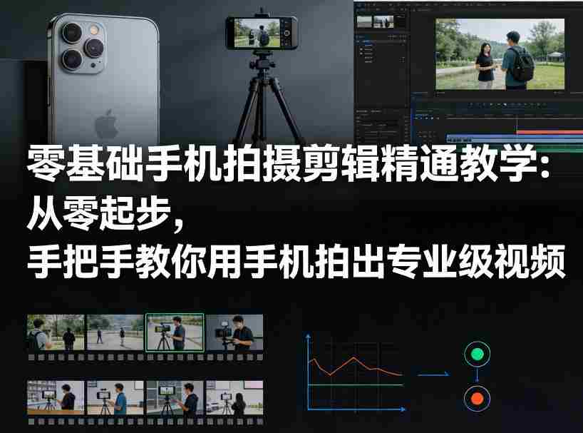 零基础手机拍摄剪辑精通教学：从零起步，手把手教你用手机拍出专业级视频-任任的小木屋 - 热点知汇