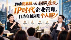 刘思毅与天诺老吴共谈群响，解码IP时代企业领导力，塑造逆势而行的个人品牌-任任的小木屋 - 热点知汇