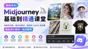 全面掌握AI Midjourney技能:从注册登录到商业案例实战教学-任任的小木屋 - 热点知汇
