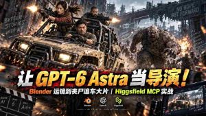 让GPT-6 Astra当导演！Blender运镜到丧尸追车大片｜Higgsfield MCP实战-任任的小木屋 - 热点知汇
