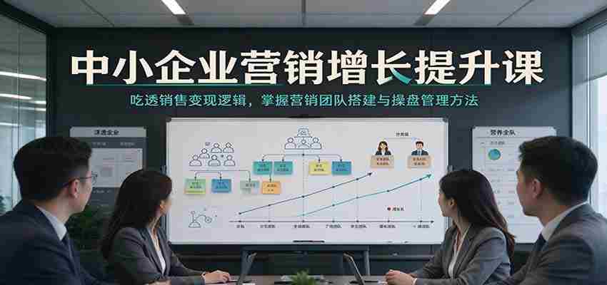 深度解码中小企业营销增长秘诀：精通销售转化技巧，学会高效营销团队组建与运营管控-任任的小木屋 - 热点知汇