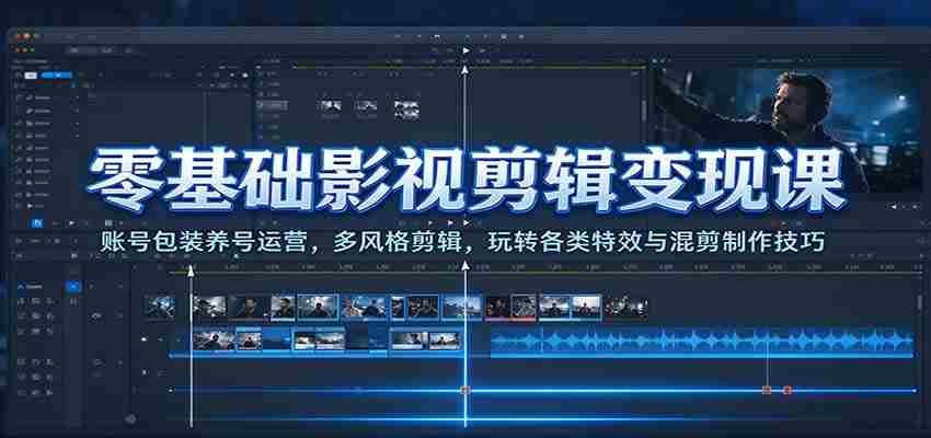 影视剪辑新手速成指南：打造高颜值账号，掌握多元剪辑风格，轻松驾驭特效混剪艺术-任任的小木屋 - 热点知汇