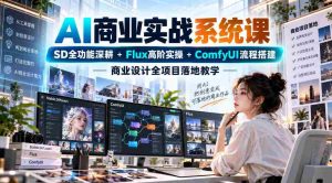 AI商业实战课程全解析：深度挖掘SD全功能，精进掌握Flux高阶技巧，Comfyui流程轻松搭建，助力商业设计项目成功落地-任任的小木屋 - 热点知汇