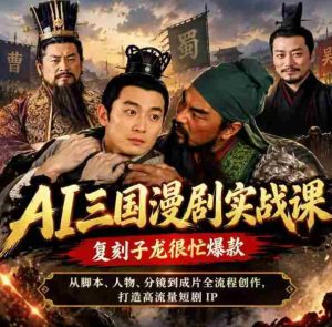 短视频平台14万粉丝大V揭秘AI三国剧创作技巧,再现子龙繁忙风姿,涵盖剧本、角色、画面到最终成片,打造爆款热门短片IP-任任的小木屋 - 热点知汇