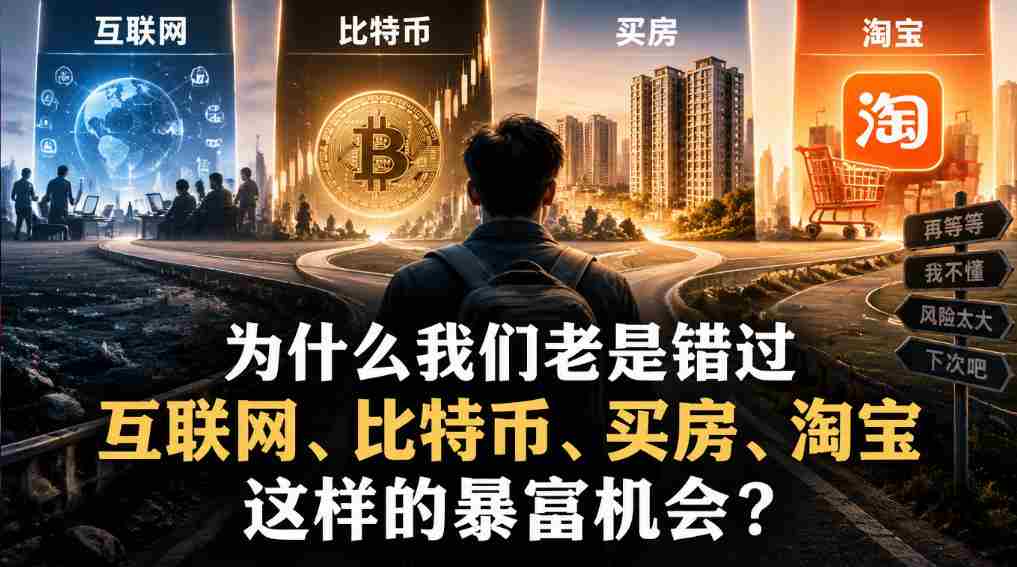 揭秘：为何屡次错失互联网、比特币、房地产、淘宝等致富良机？-任任的小木屋 - 热点知汇