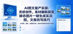 人工智能图文批量生产攻略:激发创意源泉,素材革新爆炸,静态变动态,文案复制高招-任任的小木屋 - 热点知汇