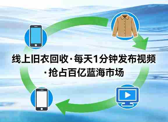 线上旧衣回收项目，我们给你提供视频，每天花一分钟发布视频，抢占百亿蓝海市场【揭秘】-任任的小木屋 - 热点知汇