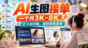 AI生图接单,一个月3K-8K,小白可做,提供接单渠道-任任的小木屋 - 热点知汇