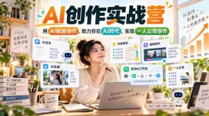 AI赋能创作训练营：打造个人创意工作室，引领AI时代独立创作潮流-任任的小木屋 - 热点知汇