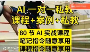 AI指令实战课,课程+案例,80节AI实战课程,笔记指令随意享用,课程指令随意享用(更新26年3月)-任任的小木屋 - 热点知汇