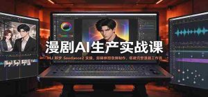 漫剧AI生产实战课:MJ 即梦 Seedance2 实操,剪辑修图音频制作,搭建完整漫剧工作流-任任的小木屋 - 热点知汇