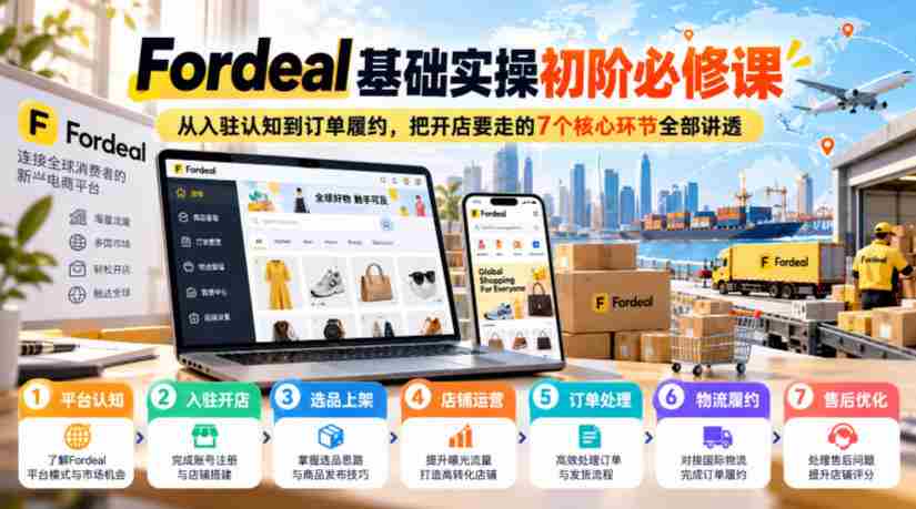 深入浅出解析Fordeal:从入驻入门到订单完成,掌握7大开店关键步骤-任任的小木屋 - 热点知汇