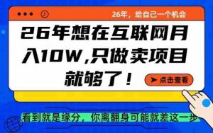 26年想在互联网月入10个W+，做知识付费，卖项目就足够了【揭秘】-任任的小木屋 - 热点知汇