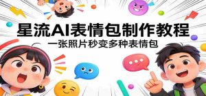 星流AI表情包制作教程：一张照片秒变多种表情包-任任的小木屋 - 热点知汇