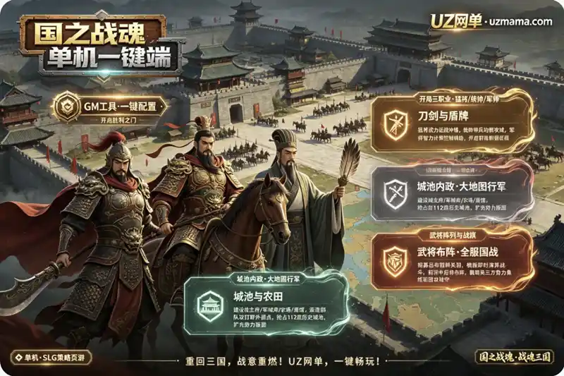《国之战魂》(战魂三国)一键端+GM工具+一键配置:开启三国策略国战之旅-任任的小木屋 - 热点知汇