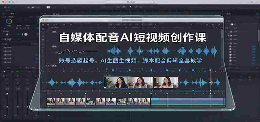 AI赋能短视频制作攻略：从账号定位到AI生成图像与视频，脚本配音及剪辑全教程学习-任任的小木屋 - 热点知汇