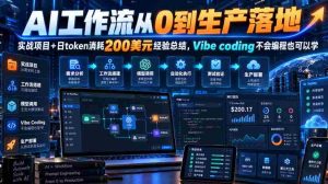 探索AI工作流从无到有:实战项目助力,仅需每日200美元,Vibe coding让编程小白也能驾驭-任任的小木屋 - 热点知汇