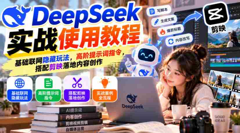 探索DeepSeek奥秘指南:揭秘联网隐秘技巧,掌握高级指令攻略,剪映应用内容创作技巧一网打尽-任任的小木屋 - 热点知汇