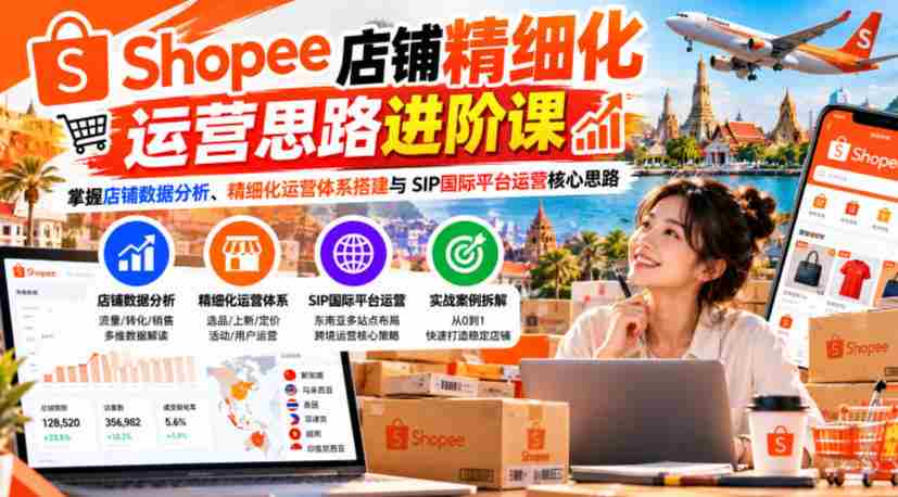 深入解析Shopee店铺运营：进阶数据分析与精细化管理体系，解锁SIP全球平台运营精髓-任任的小木屋 - 热点知汇