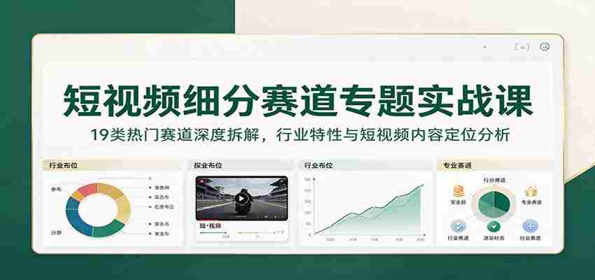 揭秘短视频行业：19大热门领域深度剖析，探析特性及内容策略定位-任任的小木屋 - 热点知汇