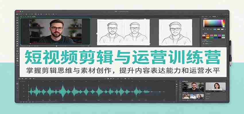 短视频制作与运营实战班：解锁剪辑技巧与素材创意，强化内容输出与运营技能-任任的小木屋 - 热点知汇