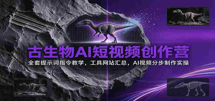 探秘古生物世界：AI短视频制作秘籍大公开，带你掌握全攻略！-任任的小木屋 - 热点知汇