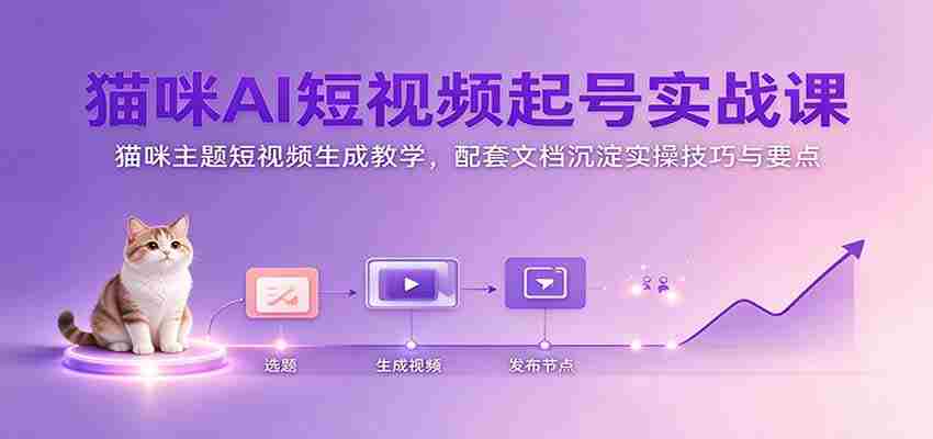 探索猫咪AI短视频制作奥秘：猫咪主题内容创作攻略，附赠实操手册解析关键技巧-任任的小木屋 - 热点知汇
