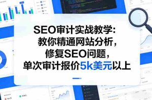 SEO审计实战教学：教你精通网站分析，修复SEO问题，单次审计报价5k美元以上-任任的小木屋 - 热点知汇