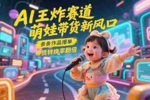 AI王炸赛道，萌娃带货新风口，条条作品爆单，带货转换率翻倍，核心逻辑拆解-任任的小木屋 - 热点知汇