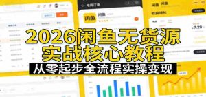2026闲鱼无货源实战核心教程:从零起步全流程实操变现-任任的小木屋 - 热点知汇