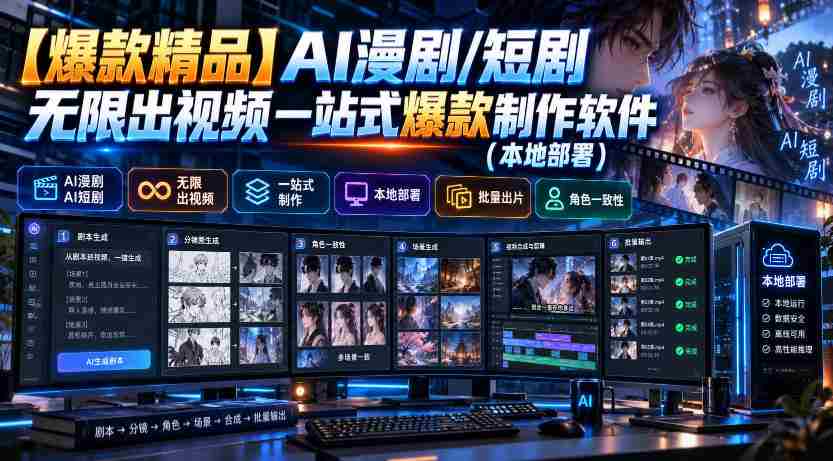 热销爆款】AI驱动影视制作神器:漫剧/短剧批量生成,本地部署轻松打造视频盛宴-任任的小木屋 - 热点知汇