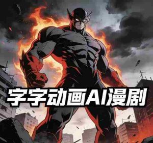 字字动画AI漫剧2026年第1期系统课程，小白看完就能学会实操的漫剧课，单人月收1-3W-任任的小木屋 - 热点知汇