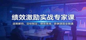 绩效激励实战专家课:战略解码、目标制定、绩效落地、薪酬激励全精通-任任的小木屋 - 热点知汇