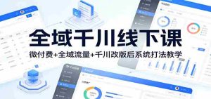 全域千川线下课：微付费+全域流量+千川改版后系统打法教学-任任的小木屋 - 热点知汇