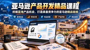探秘亚马逊：打造高竞争力链接的蓝海产品开发秘籍课-任任的小木屋 - 热点知汇