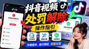 抖音解除视频禁令攻略发布，试用外接技术，自行检测效果并非万无一失-任任的小木屋 - 热点知汇