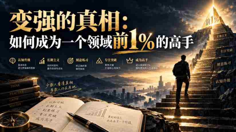 付费文章:变强的真相:如何成为一个领域前1%的高手-任任的小木屋 - 热点知汇