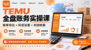 全面掌握TEMU财务实操技能:账单导出、科目配置、利润计算详解,跨境商家必看TEMU平台财务操作指南-任任的小木屋 - 热点知汇