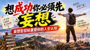 付费文章：想成功你必须先妄想，妄想型目标重塑你的人生认知-任任的小木屋 - 热点知汇